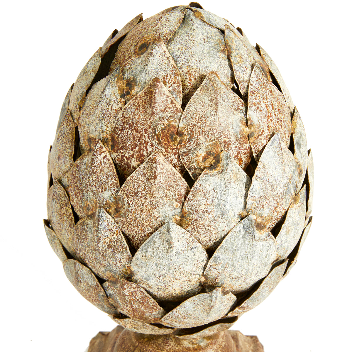 Design Shop Weathered Metal Artichoke Finial Small