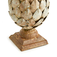 Design Shop Weathered Metal Artichoke Finial Small