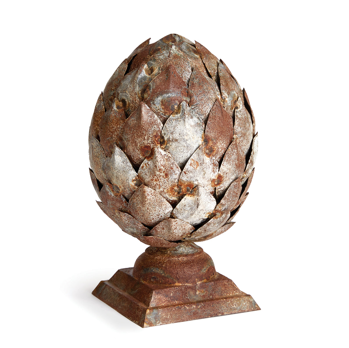 Design Shop Weathered Metal Artichoke Finial Small