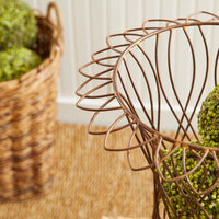 Design Shop Weathered Metal Wire Vase