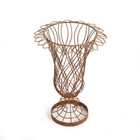 Design Shop Weathered Metal Wire Vase