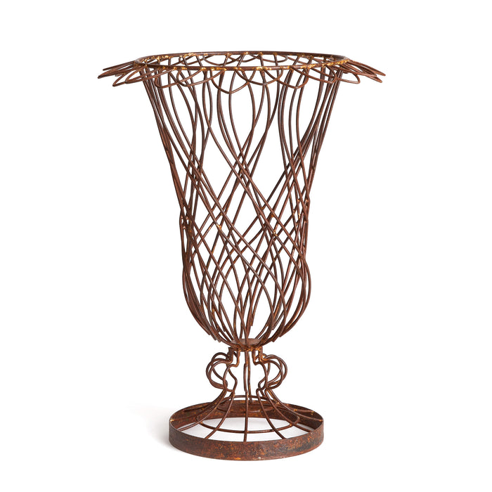 Design Shop Weathered Metal Wire Vase