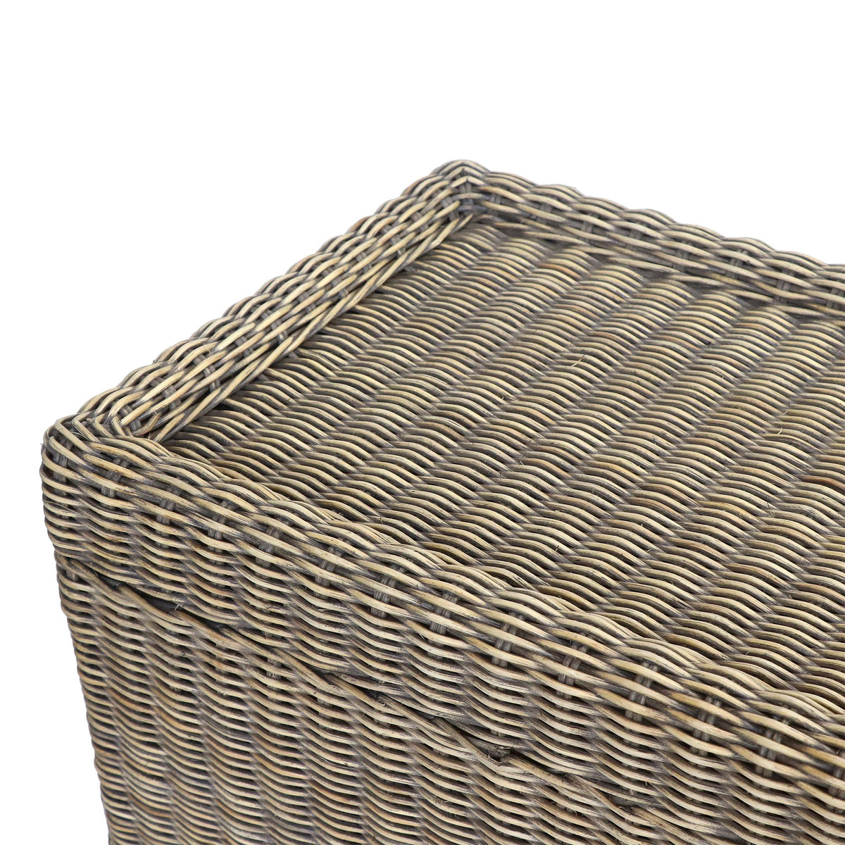 Design Shop Millie Woven Rattan Console Table, Antique Natural, 55"W