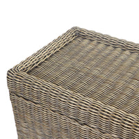 Design Shop Millie Woven Rattan Console Table, Antique Natural, 55"W