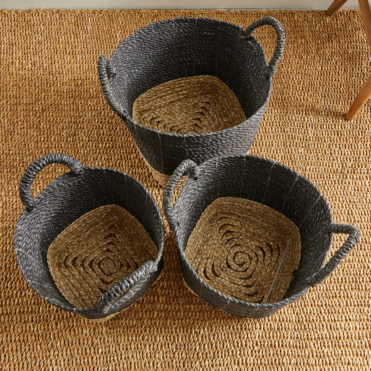 Design Shop Madura Market Baskets, Set Of 3