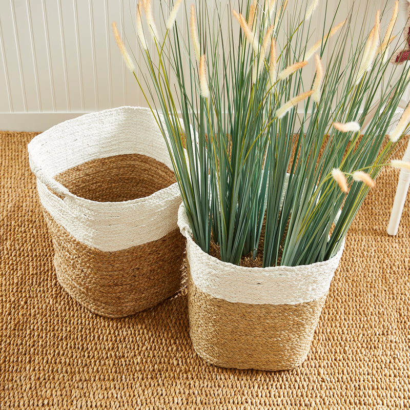 Design Shop Madura Rectangular Baskets, Set Of 2
