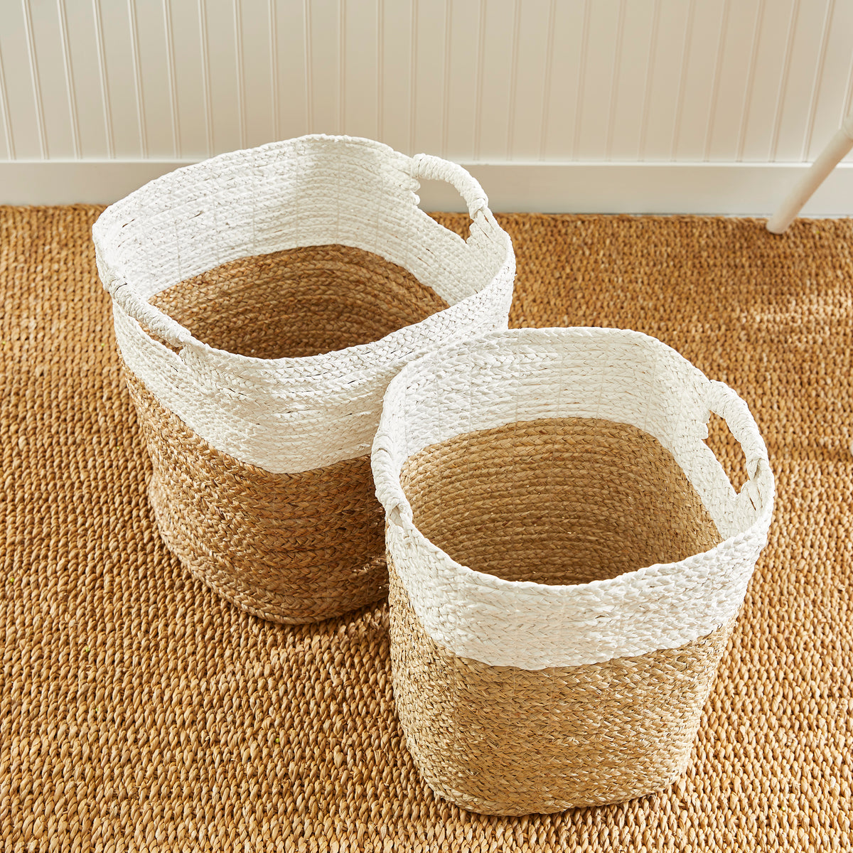Design Shop Madura Rectangular Baskets, Set Of 2