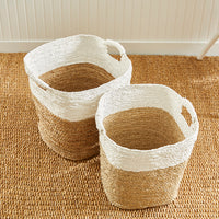 Design Shop Madura Rectangular Baskets, Set Of 2