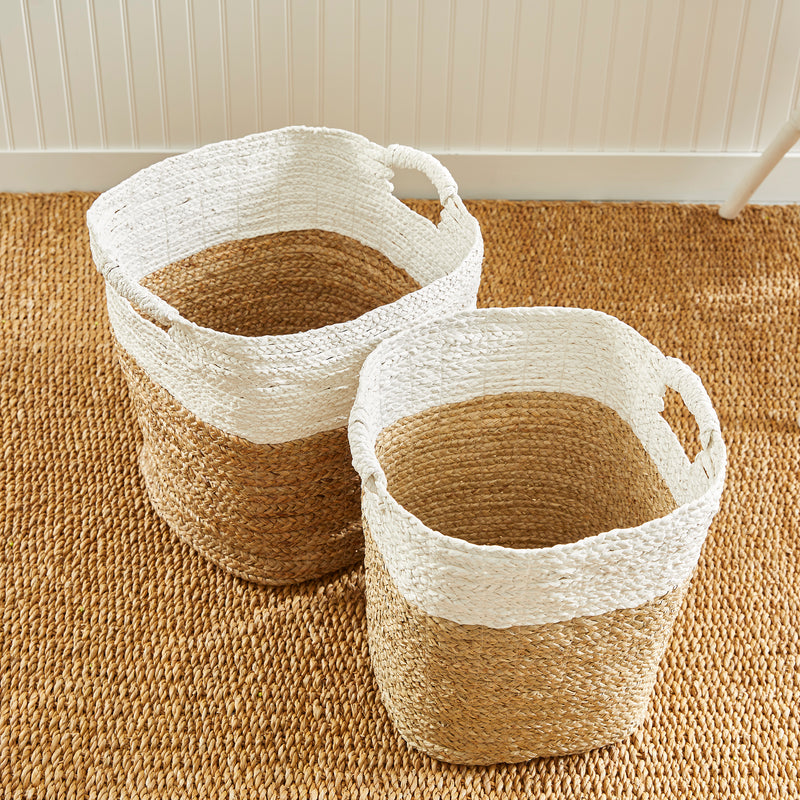Design Shop Madura Rectangular Baskets, Set Of 2