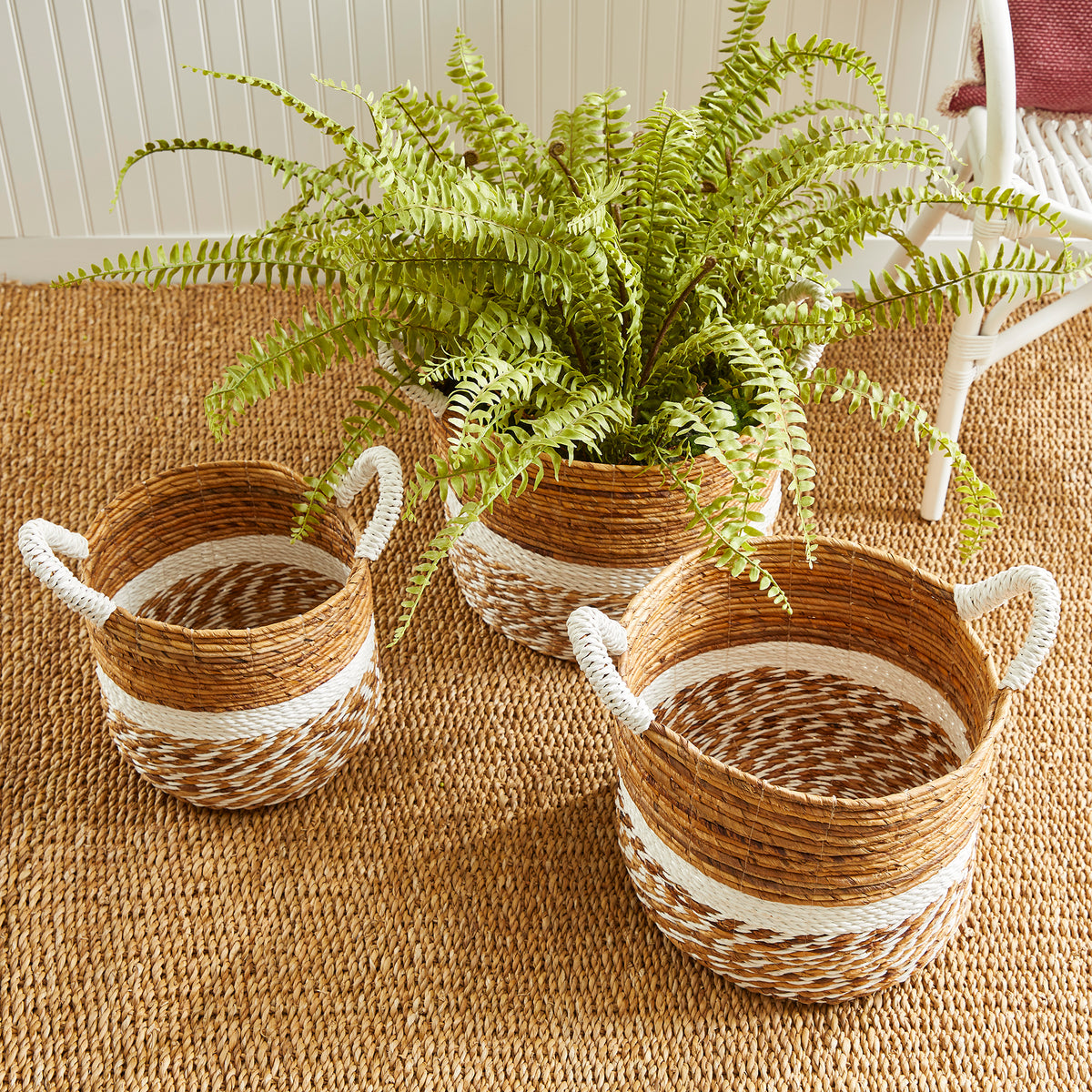 Design Shop Key Largo Round Baskets, Set Of 3