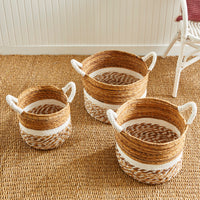 Design Shop Key Largo Round Baskets, Set Of 3