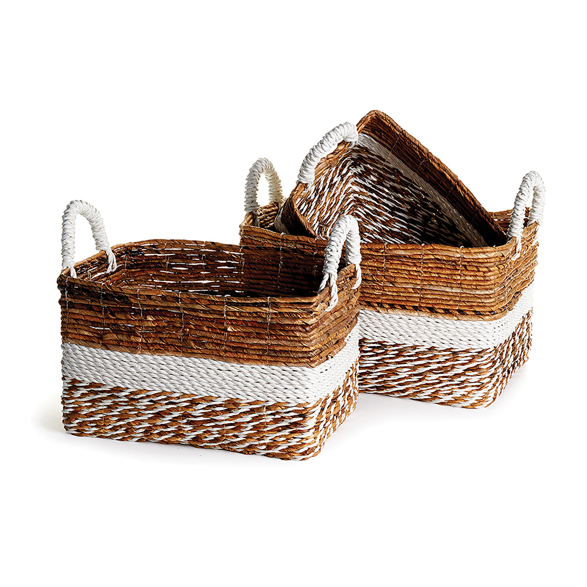 Design Shop Key Largo Rectangular Baskets, Set Of 3