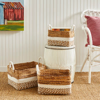 Design Shop Key Largo Rectangular Baskets, Set Of 3