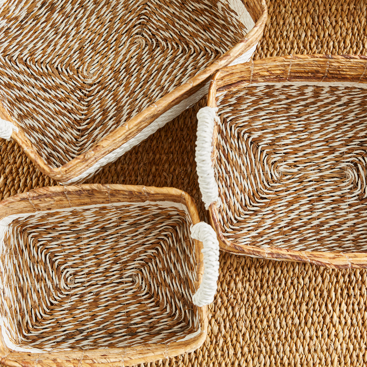 Design Shop Key Largo Rectangular Baskets, Set Of 3