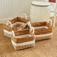 Design Shop Key Largo Rectangular Baskets, Set Of 3