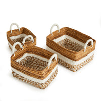 Design Shop Key Largo Rectangular Baskets, Set Of 3