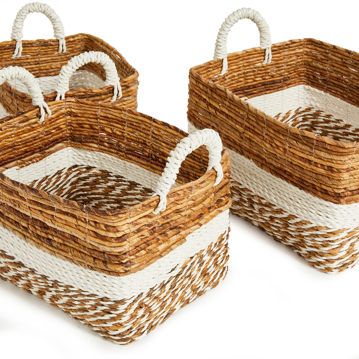 Design Shop Key Largo Rectangular Baskets, Set Of 3