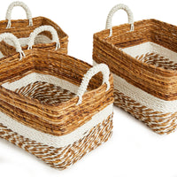 Design Shop Key Largo Rectangular Baskets, Set Of 3