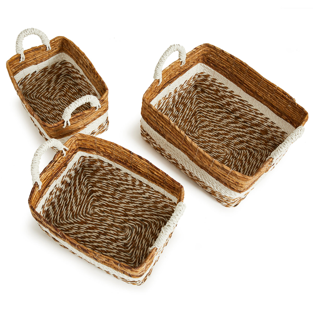 Design Shop Key Largo Rectangular Baskets, Set Of 3