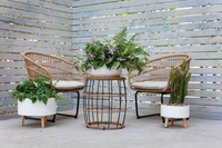 Design Shop Parkview Ceramic Planter Set 12.25"