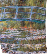 Design Shop Water Lilies And Japanese Bridge/Claude Monet Scarf