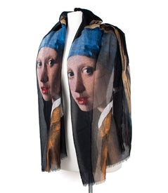 Design Shop Johannes Vermeer Girl With A Pearl Earring Scarf