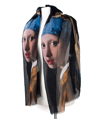 Design Shop Johannes Vermeer Girl With A Pearl Earring Scarf