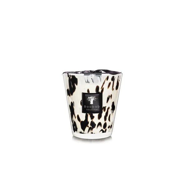 Baobab Candle Pearls Black - Optional Sizing