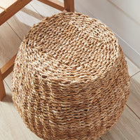 Design Shop Seagrass Hourglass Pouf