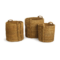 Design Shop Seagrass Round Baskets Large, Set Of 3