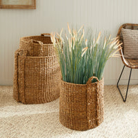 Design Shop Seagrass Round Baskets Large, Set Of 3
