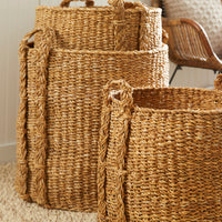 Design Shop Seagrass Round Baskets Large, Set Of 3
