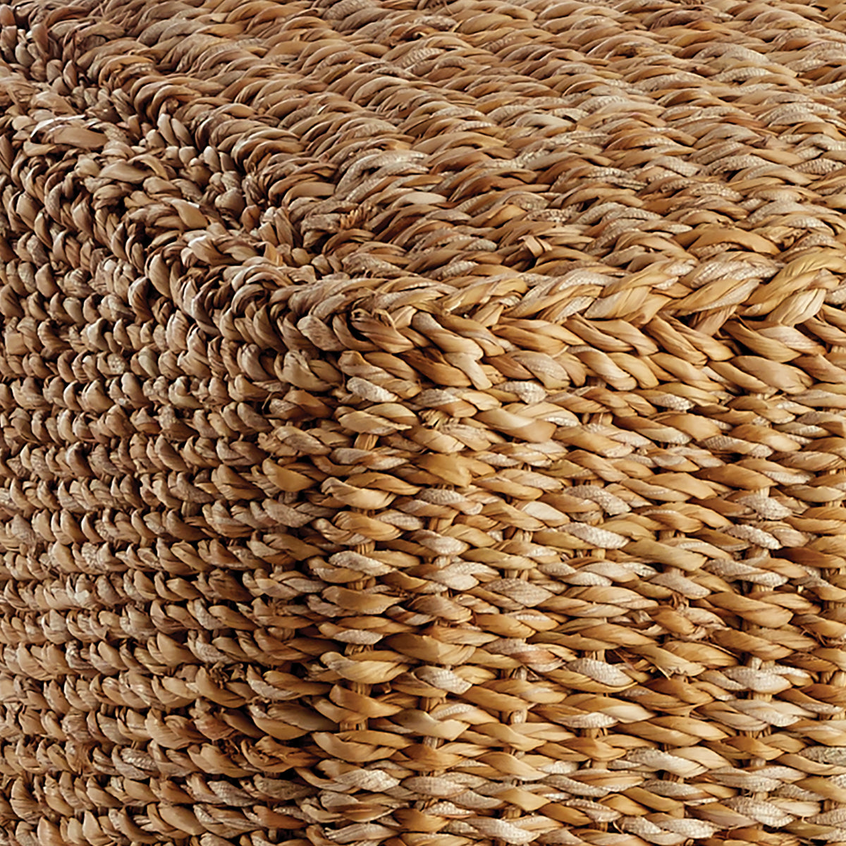 Design Shop Seagrass Square Pouf