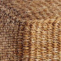 Design Shop Seagrass Square Pouf
