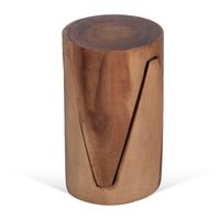 Design Shop Maze Geometric Puzzle Side Table, Set of 2, 12.25"W, Natural