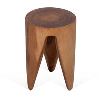 Design Shop Maze Geometric Puzzle Side Table, Set of 2, 12.25"W, Natural