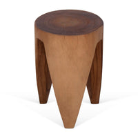 Design Shop Maze Geometric Puzzle Side Table, Set of 2, 12.25"W, Natural