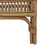 Design Shop Nessa Rattan Side Table with Handles and Shelves, Natural, 26"W