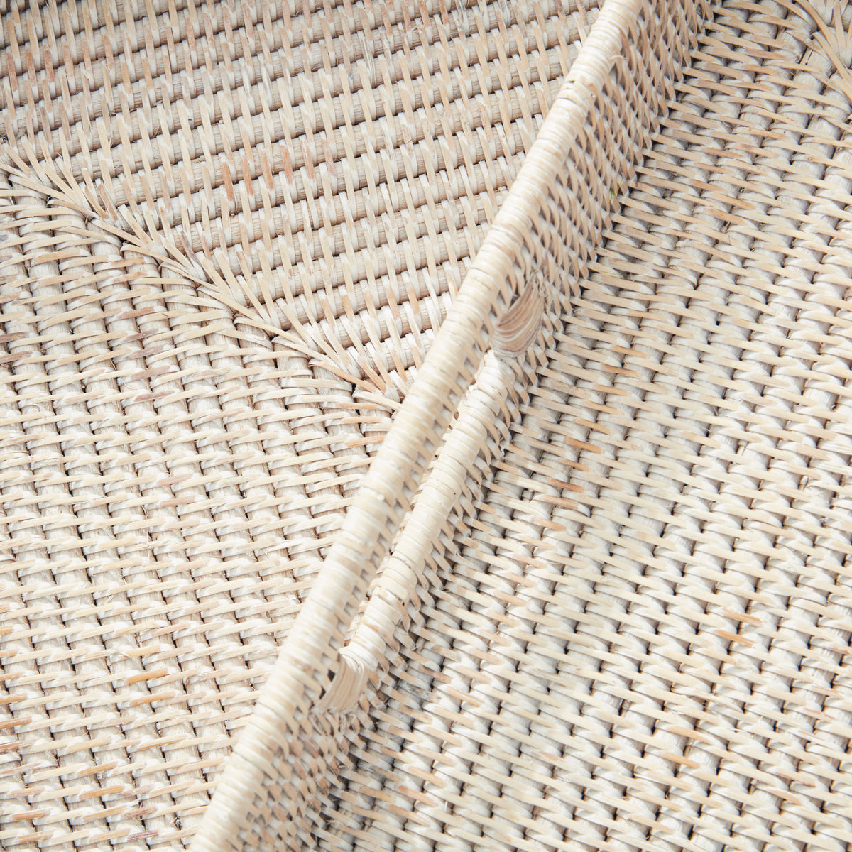 Design Shop Burma Rattan Ottoman Trays, Set Of 3