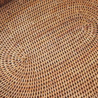 Design Shop Burma Rattan Oval Serving Trays, Set Of 3