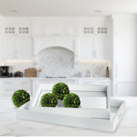 Design Shop Malibu Mirrored Trays, Set Of 2