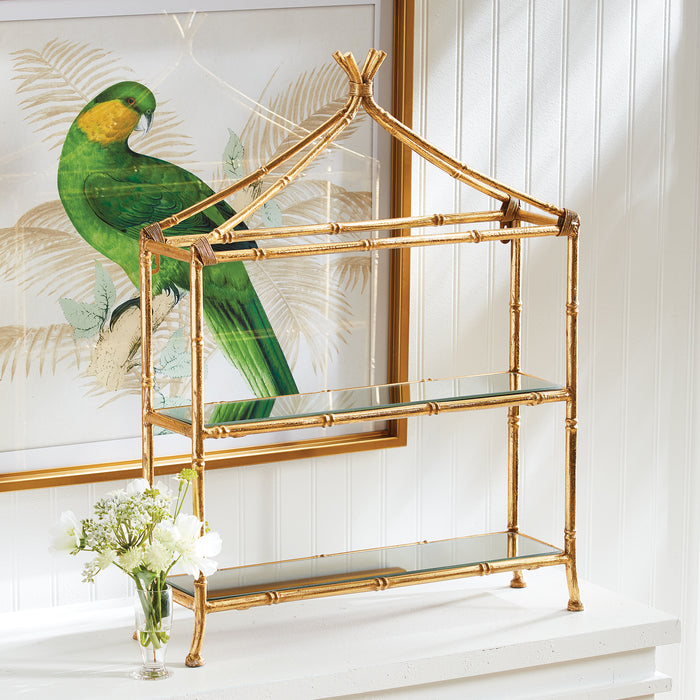 Design Shop Daphne 2-Tier Curio Shelf