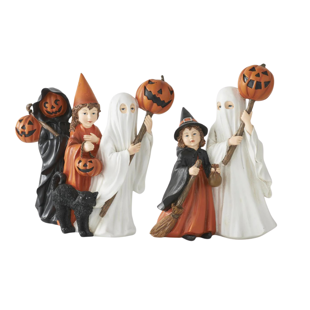 Design Shop Resin Trick Or Treat Children Set of 2