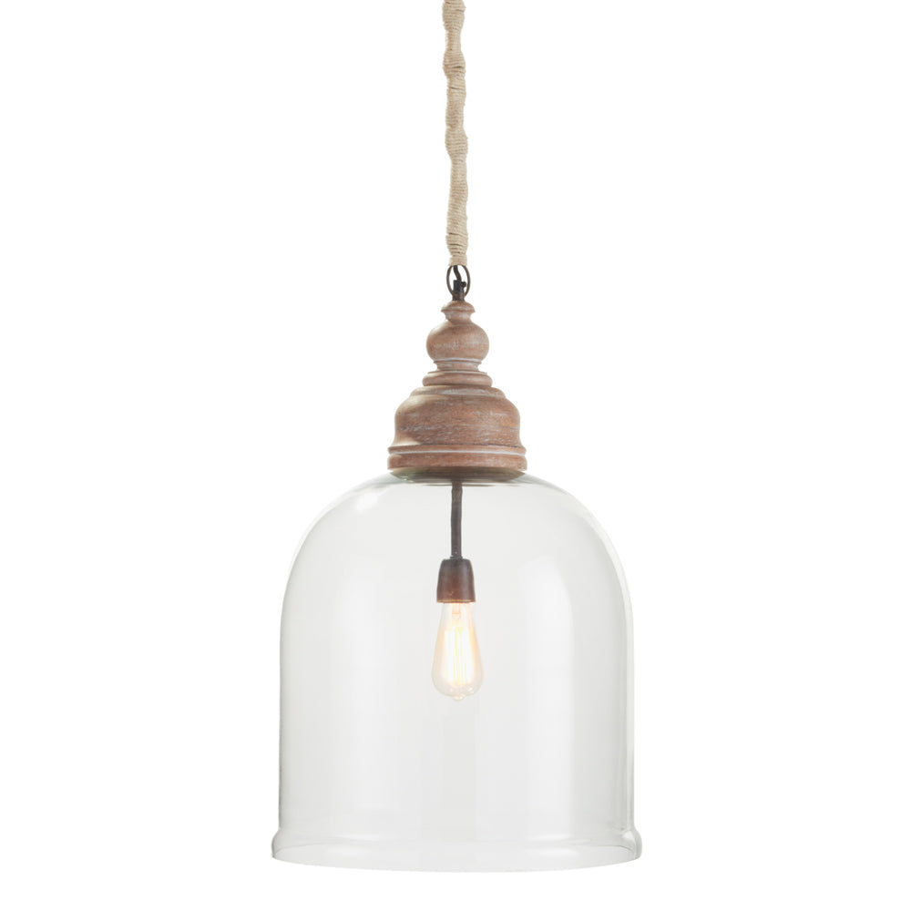 Design Shop Vintner'S Cloche Pendant 26"
