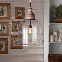 Design Shop Vintner'S Cloche Pendant 26"