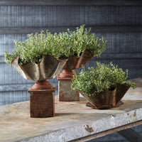 Design Shop Galvanized Handkerchief Planter