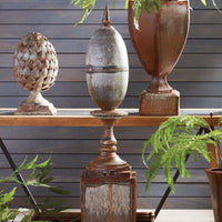 Design Shop Weathered Metal Finial