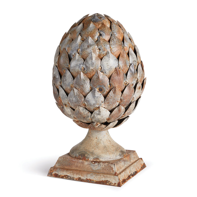 Design Shop Weathered Metal Artichoke Finial