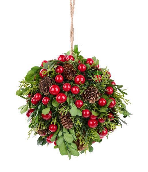 Design Shop 6"Di Berry/Pnecone/Cdar Ball Orn