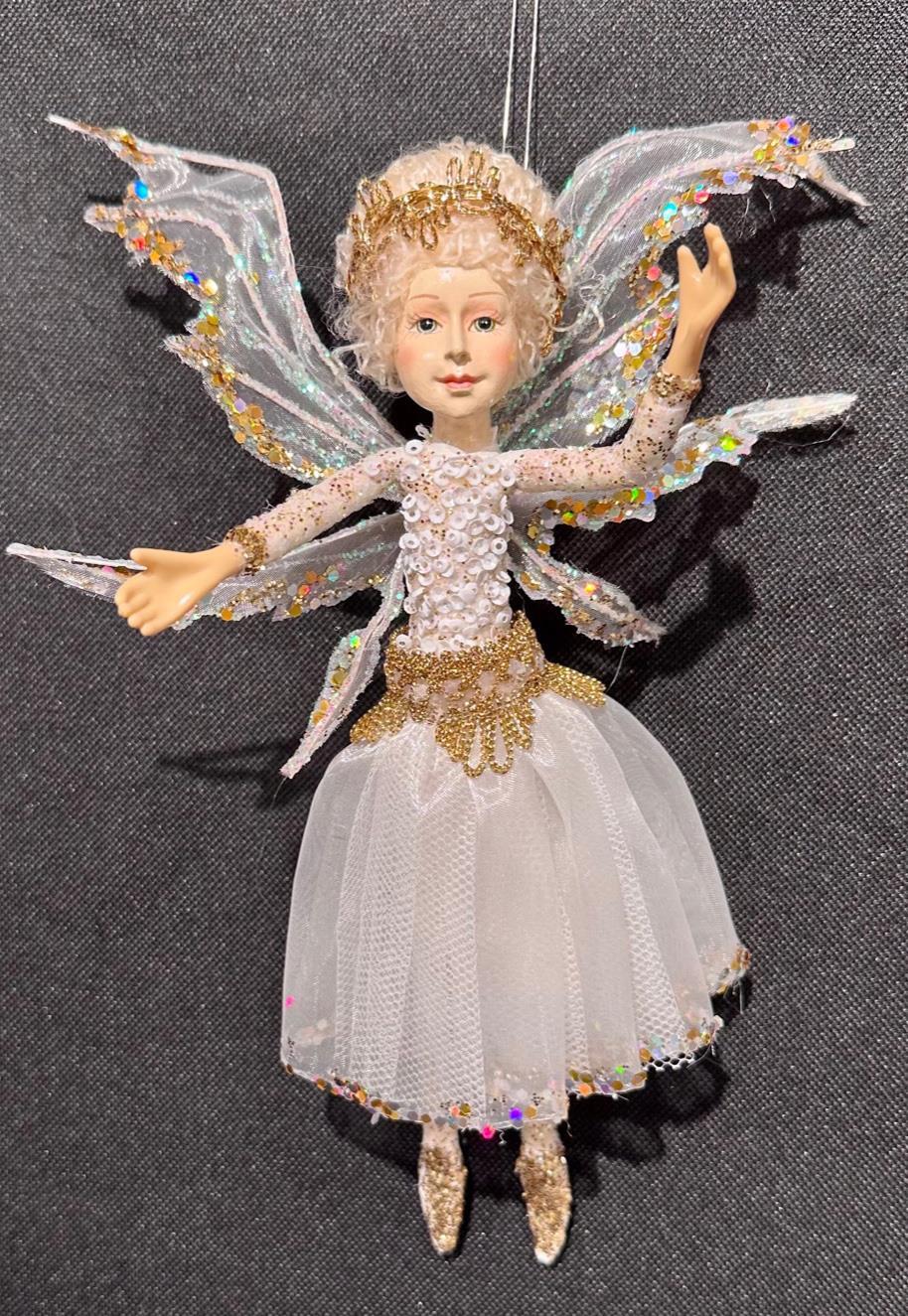 Design Shop 8"H Ballerina Fairy Ornament